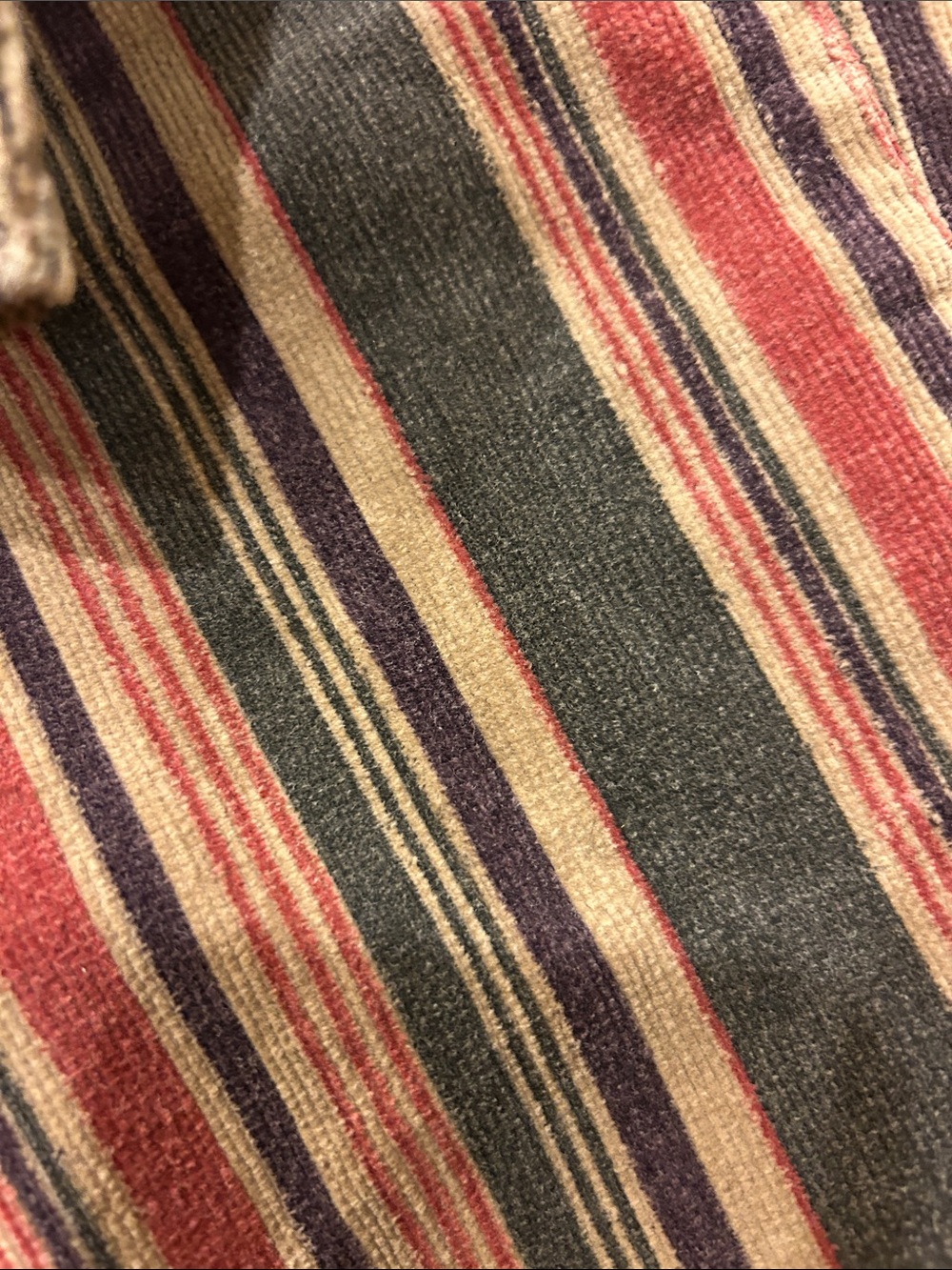 Forever 21 Striped Corduroy Pants in Olive, Rust, and Cream - Picture 3 of 4